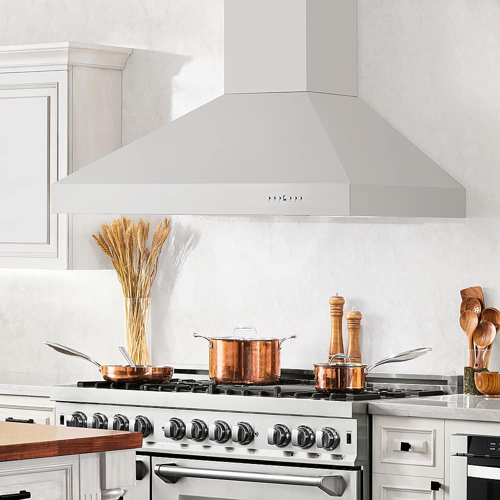 Zline Inches Externally Vented Wall Range Hood Stainless Steel