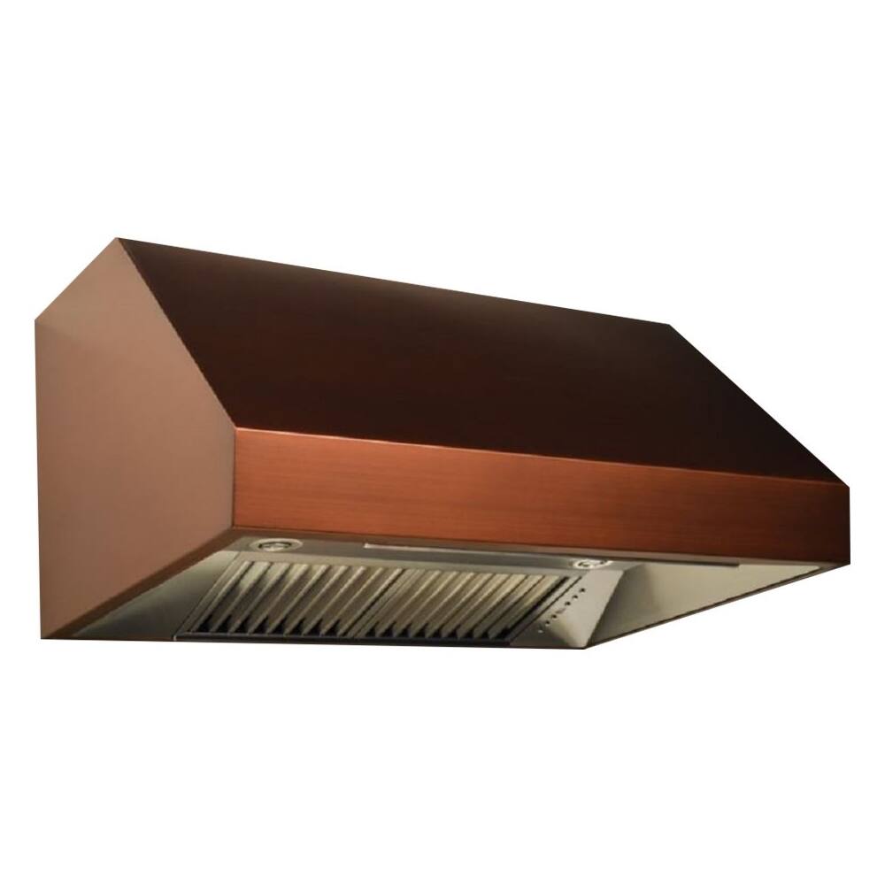 Best Buy ZLINE Designer Copper 42 Externally Vented Range Hood Baked