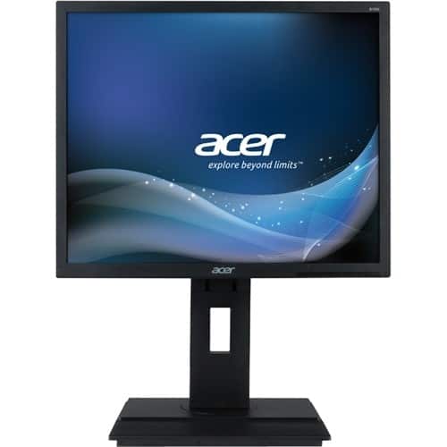 Acer - 19" LED HD Monitor - Dark Gray - Larger Front