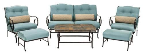 Hanover - Oceana Outdoor Lounge Set (6-Piece) - Larger Front