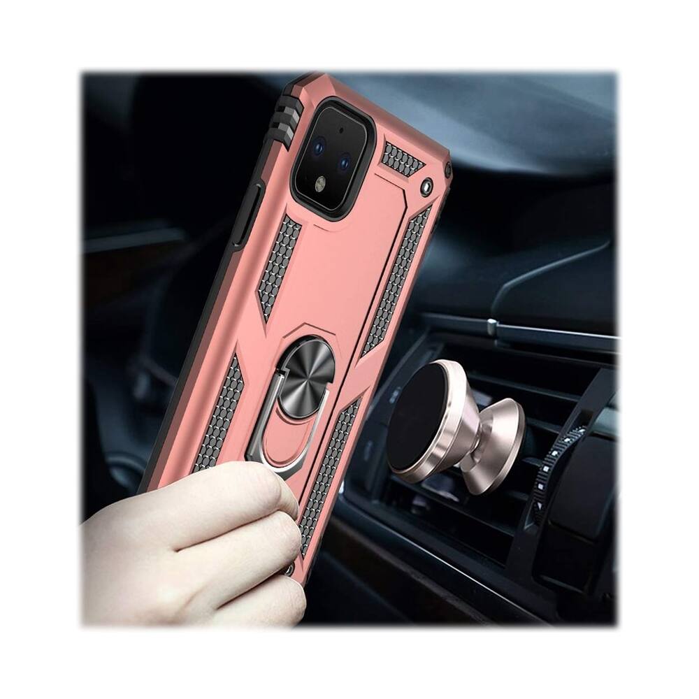 Best Buy SaharaCase KICKSTAND Case For Google Pixel 4 Rose Gold SB C