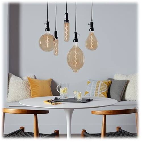 Best Buy Ge Vintage Style Lumen W Dimmable Pear Led Light Bulb