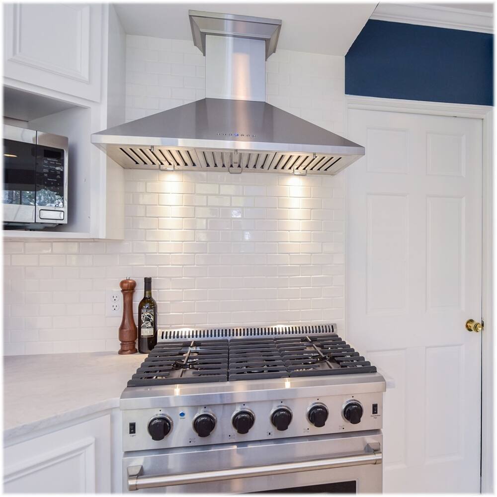 Best Buy ZLINE 48 Inches Externally Vented Wall Range Hood Stainless