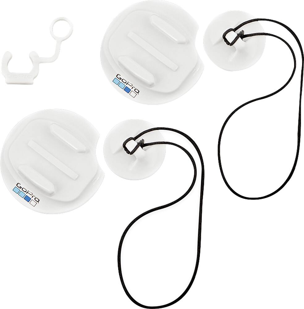 GoPro - Surfboard Mounts (2-Pack) - Black - Angle Zoom