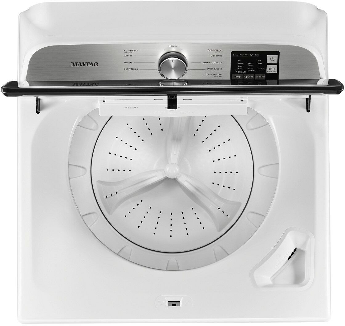 Maytag Cu Ft Top Load Washer With Deep Fill Option White