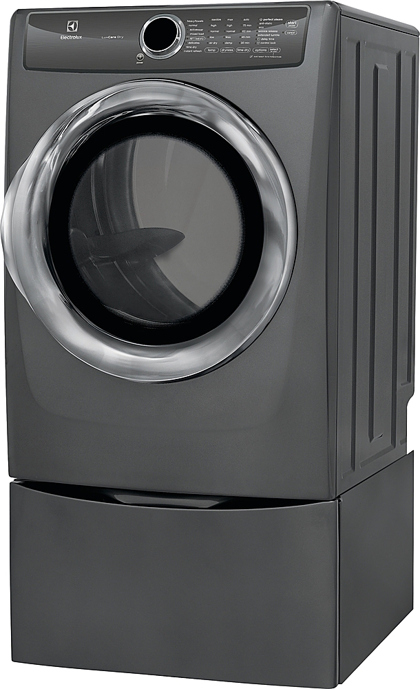 Electrolux 8 0 Cu Ft 8 Cycle Electric Front Load Dryer With LuxCare