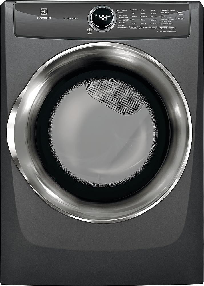 Electrolux 8 0 Cu Ft Stackable Front Load Electric Dryer With Steam