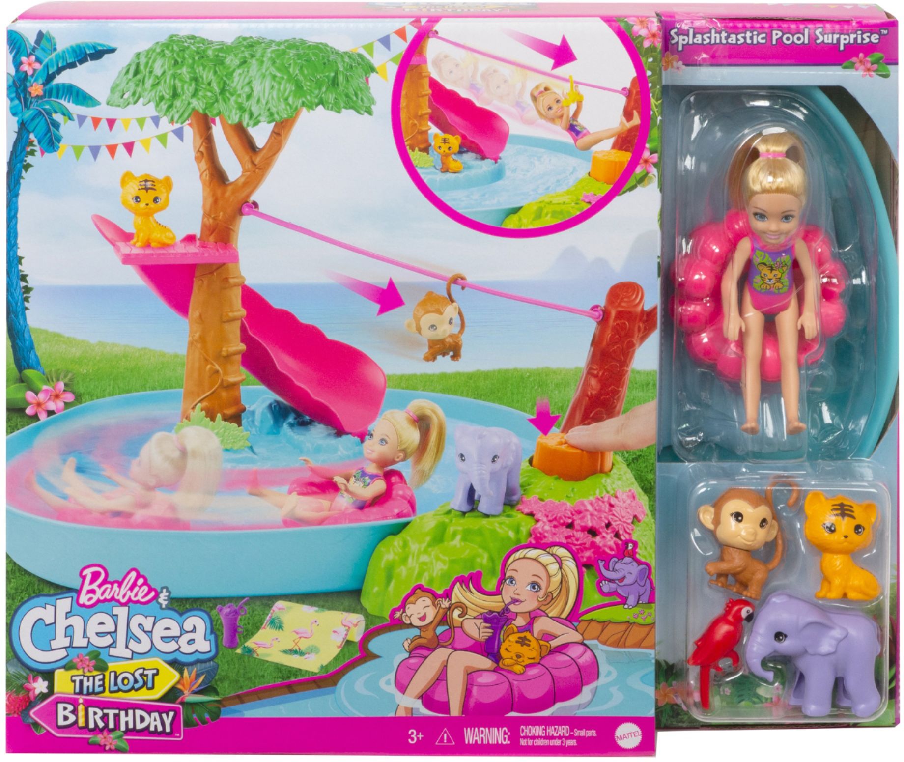Best Buy Barbie Chelsea The Lost Birthday Splashtastic Pool Surprise
