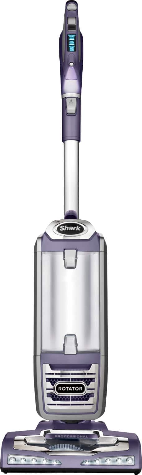 Shark - Rotator Powered Lift-Away Deluxe Bagless 3-in-1 Upright Vacuum - Rose/Gunmetal - Front Zoom