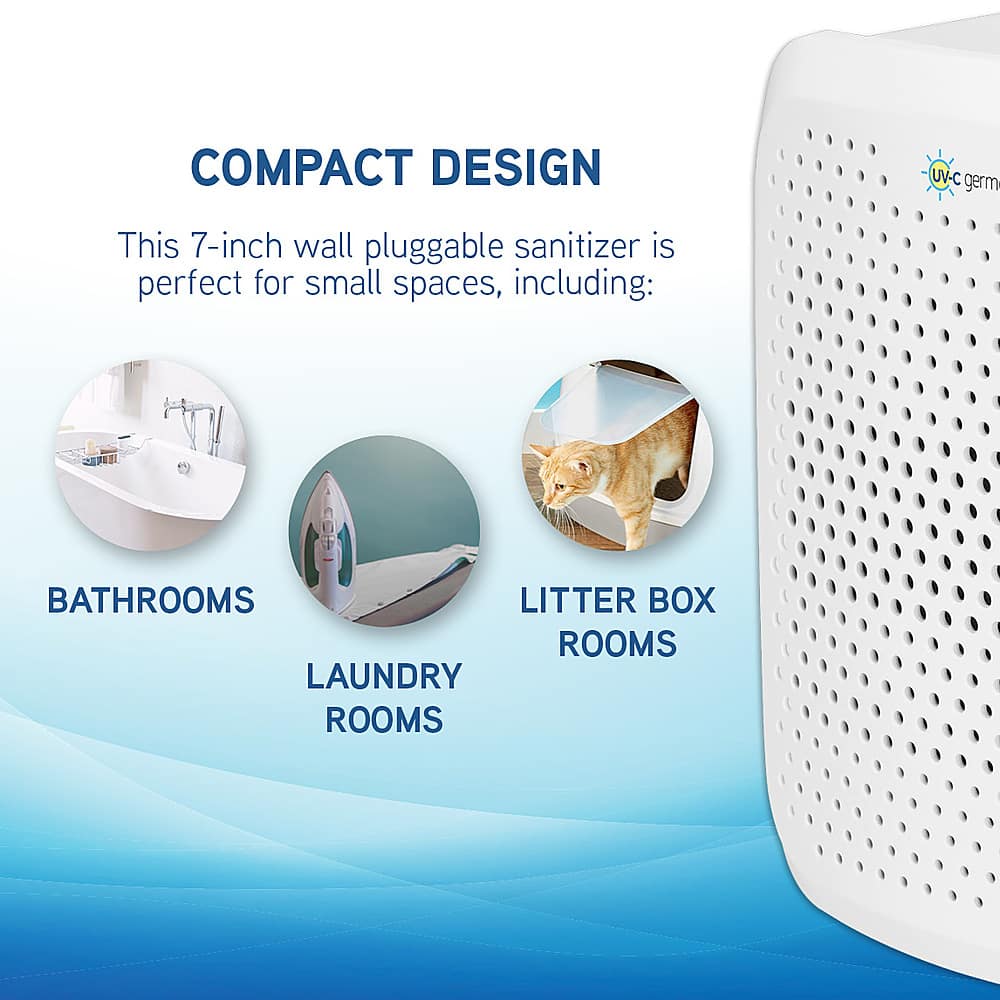 Germguardian Ac W Sq Ft Pluggable Air Purifier With Uv C White