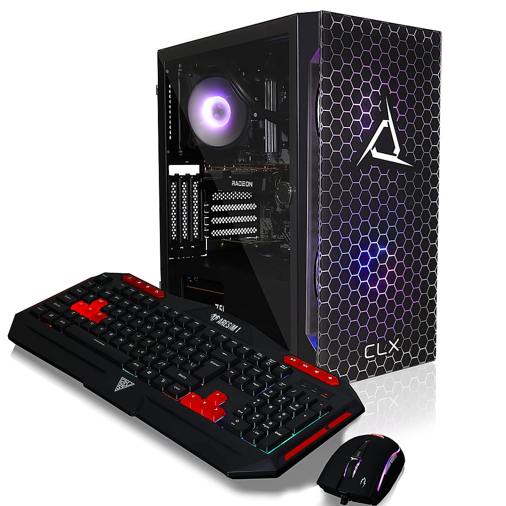 Best Buy CLX SET Gaming Desktop AMD Ryzen 7 5800X 16GB Memory Radeon