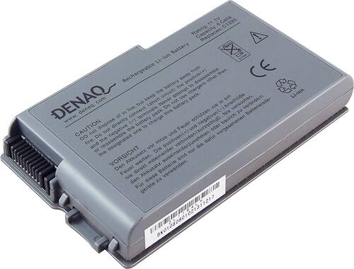 DENAQ - 6-Cell Lithium-Ion Battery for Select Dell Laptops - Angle
