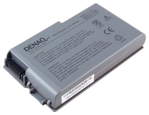 DENAQ - 6-Cell Lithium-Ion Battery for Select Dell Laptops - Larger Front