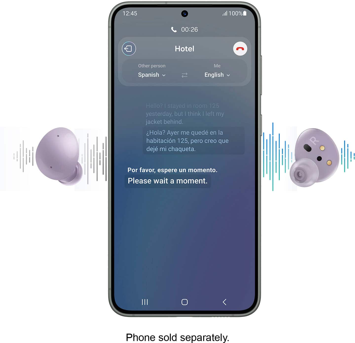 Zoom in on Front Zoom. Samsung - Galaxy Buds2 True Wireless Earbud Headphones - Phantom Black.