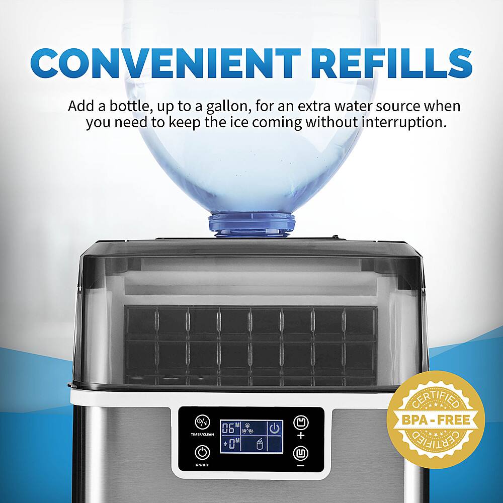 Newair Lbs Portable Countertop Clear Ice Maker With Frozenfall