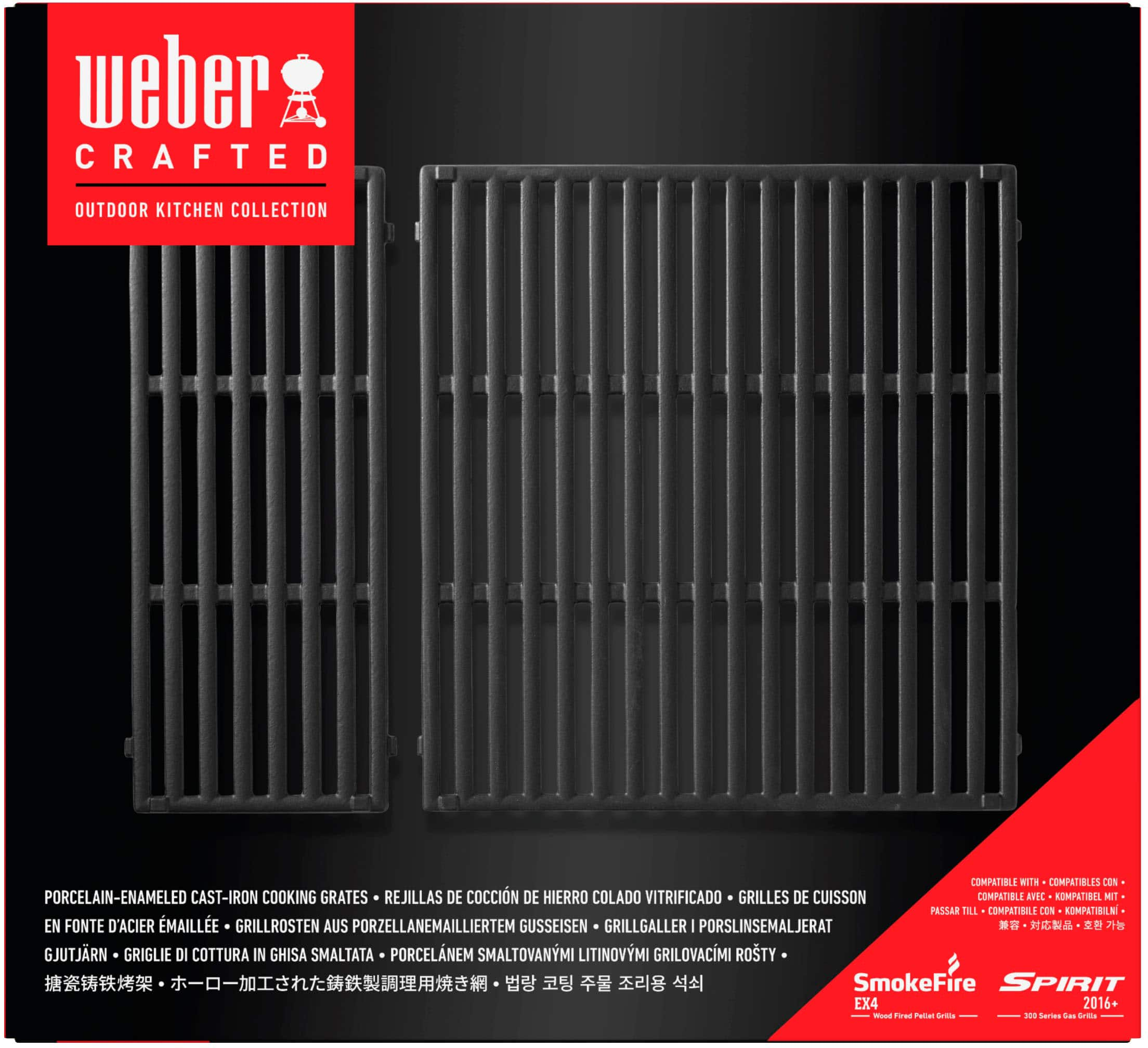 Weber Cooking Grates For Spirit 300 Series Grills And SmokeFire EX4