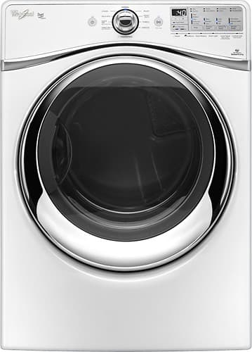 Whirlpool Duet WED94HEAWH 7.4 cu. ft. Electric Dryer with Steam in White