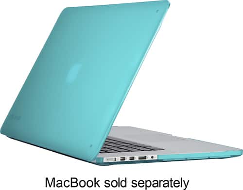 Speck - SeeThru Case for 15" Apple® MacBook® Pro with Retina display - Calypso Blue - Larger Front
