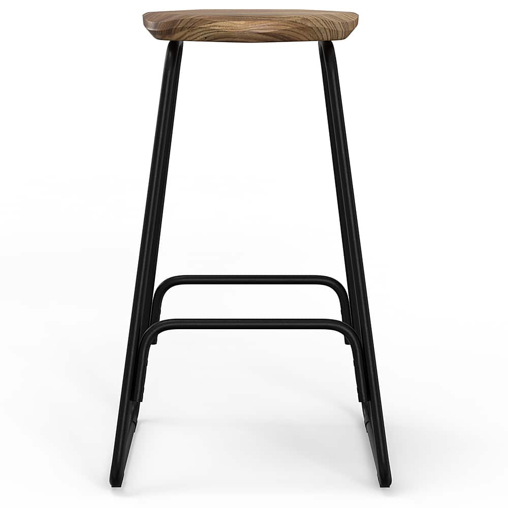 Simpli Home Orson Saddle Counter Height Stool Set Of Natural