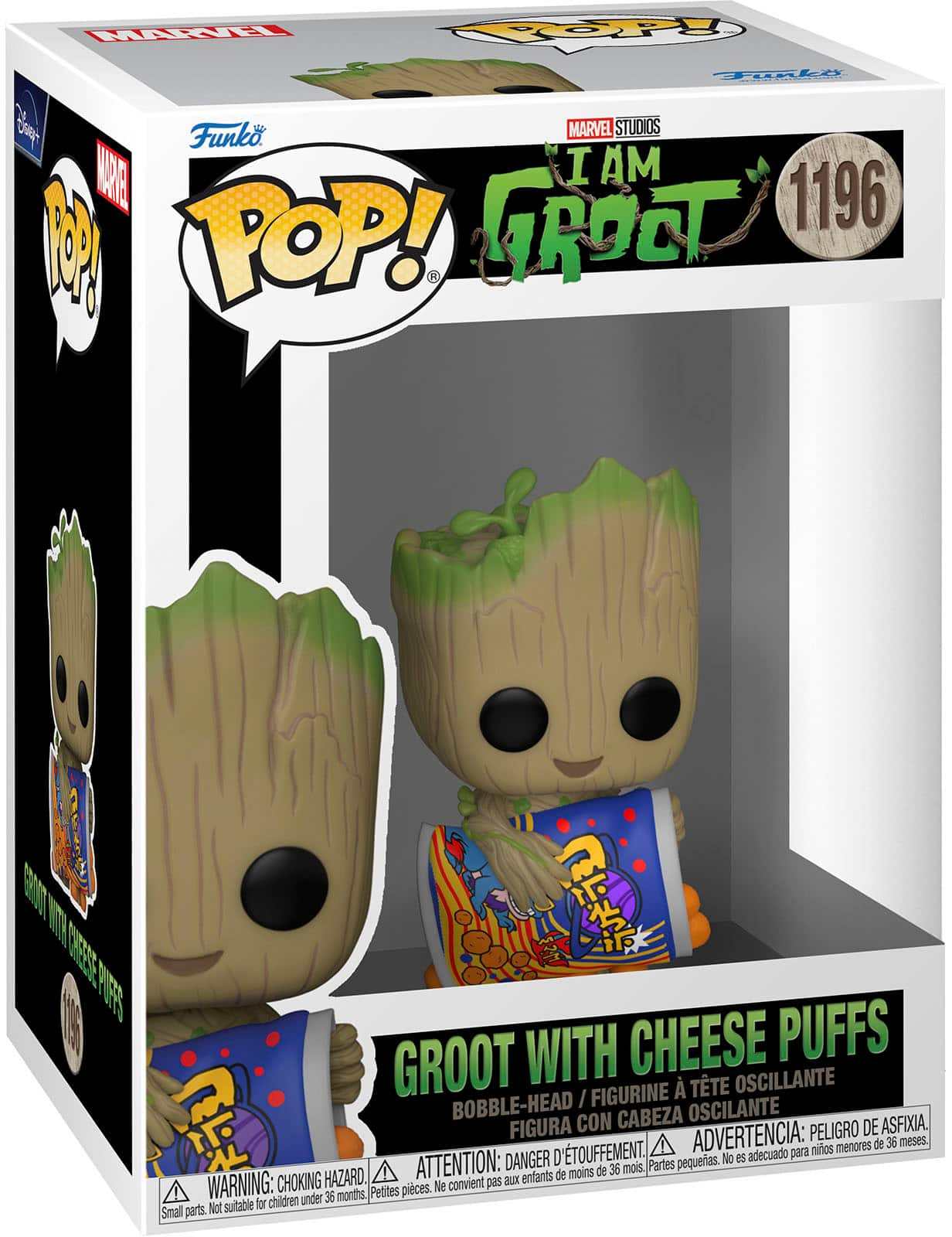 Best Buy Funko POP Marvel I Am Groot Groot With Cheese Puffs Multi 70654