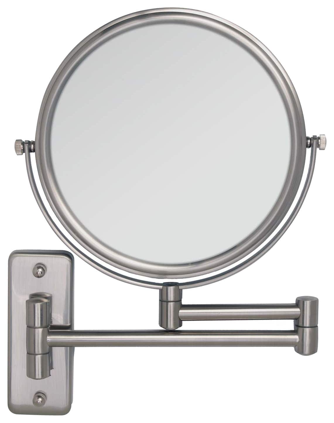 Zadro - Dual-Sided Wall Mirror - Silver - Larger Front
