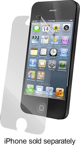 ZAGG - InvisibleShield for Apple® iPhone® SE, 5s, 5 and 5c - Clear - Angle