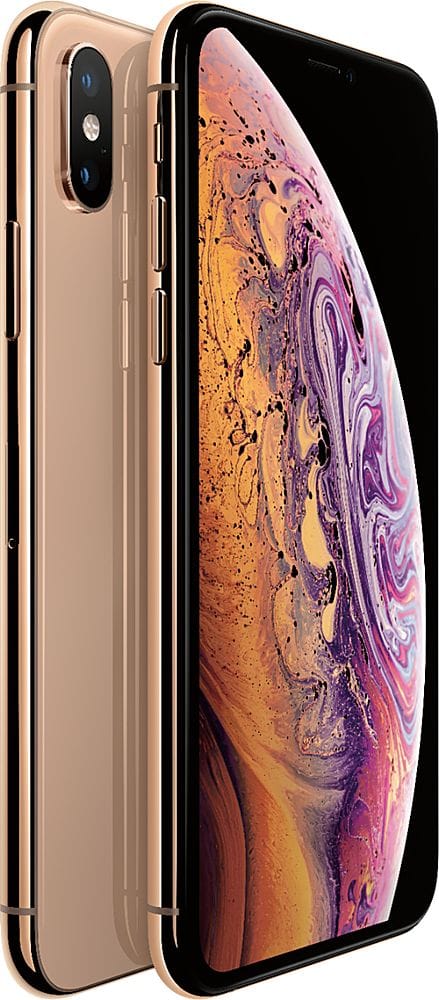 Apple Geek Squad Certified Refurbished Iphone Xs Gb Gold Unlocked