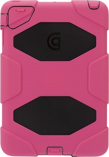 Griffin Technology - Survivor Case for Apple® iPad® mini - Pink/Black - Larger Front