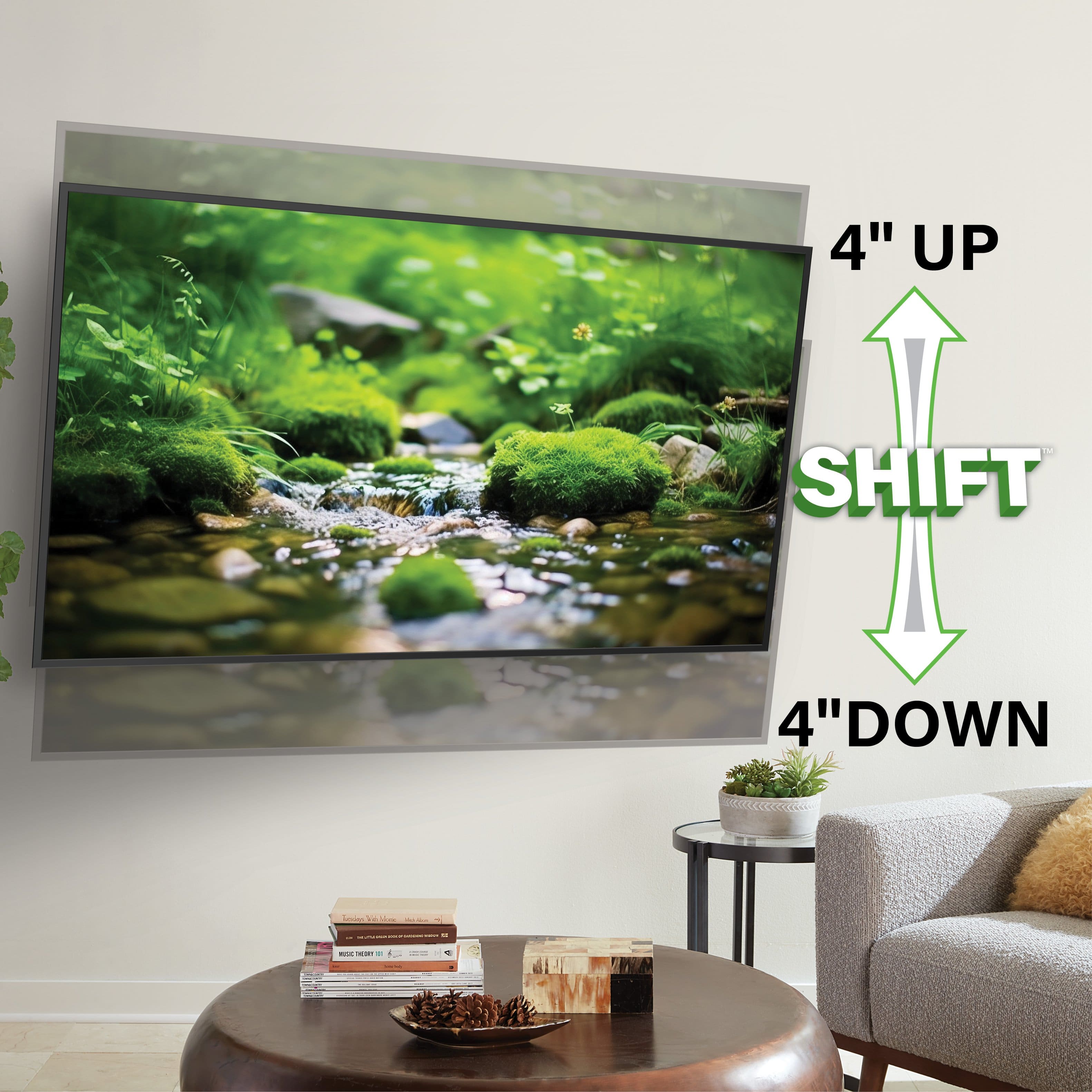 SANUS Elite Advanced Full Motion 4D Shift TV Wall Mount For TVs 42