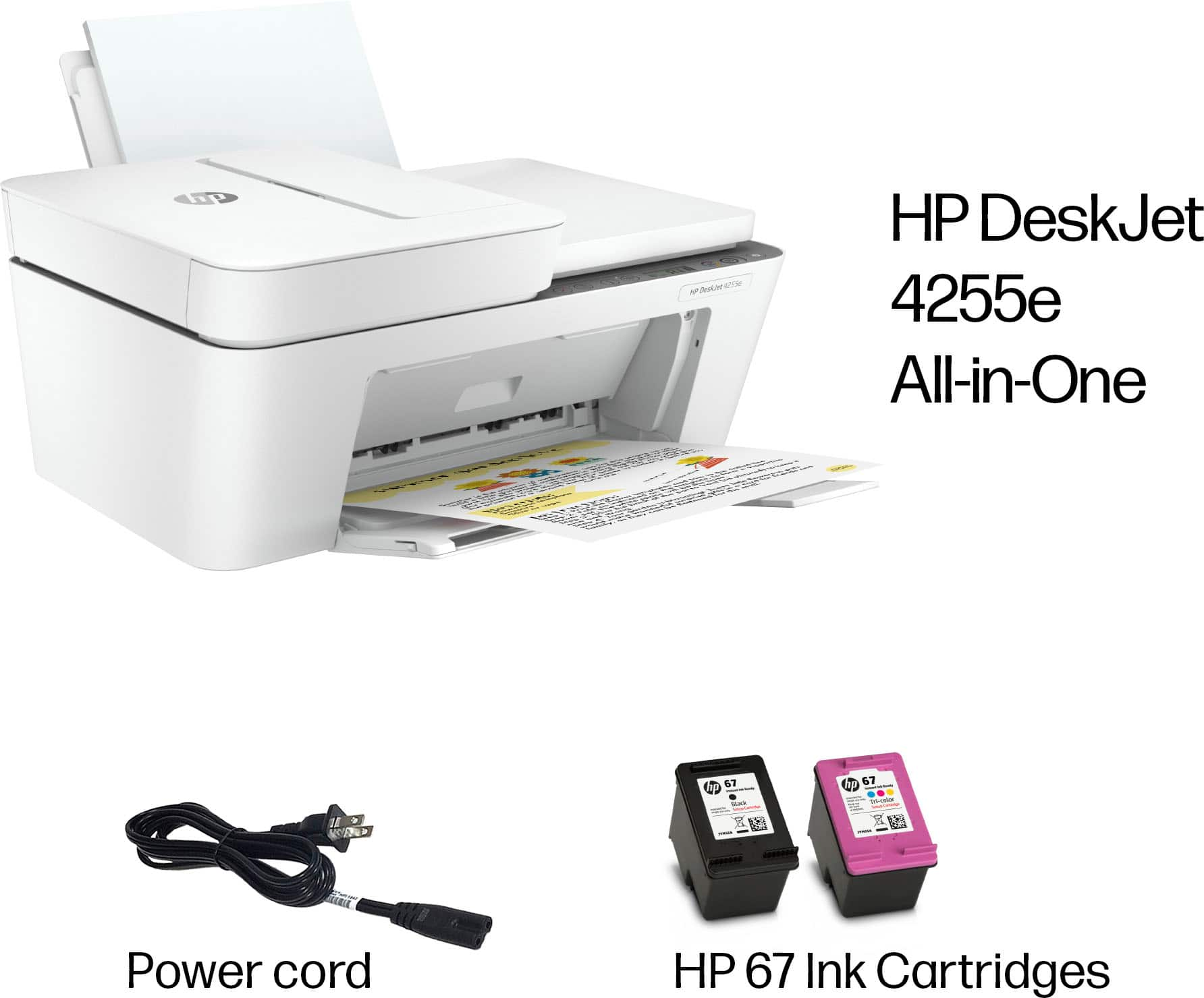 Customer Reviews HP DeskJet 4255e Wireless All In One Inkjet Printer