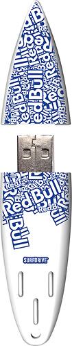 Action Sport Drives - Red Bull Blue Text 16GB USB 2.0 Flash Drive - Pattern - Larger Front