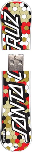 Action Sport Drives - Santa Cruz Hexagon 16GB USB 2.0 Flash Drive - Pattern - Larger Front