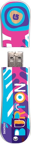 Action Sport Drives - Burton Feather 16GB USB 2.0 Flash Drive - Pattern - Larger Front