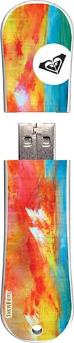 Action Sport Drives - Roxy Crimson Tracks 16GB USB 2.0 Flash Drive - Pattern - Larger Front
