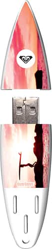 Action Sport Drives - Roxy Pink Sunset 16GB USB 2.0 Flash Drive - Pattern - Larger Front
