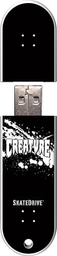 Action Sport Drives - Creature Logo GreenSM 16GB USB 2.0 Flash Drive - Pattern - Larger Front