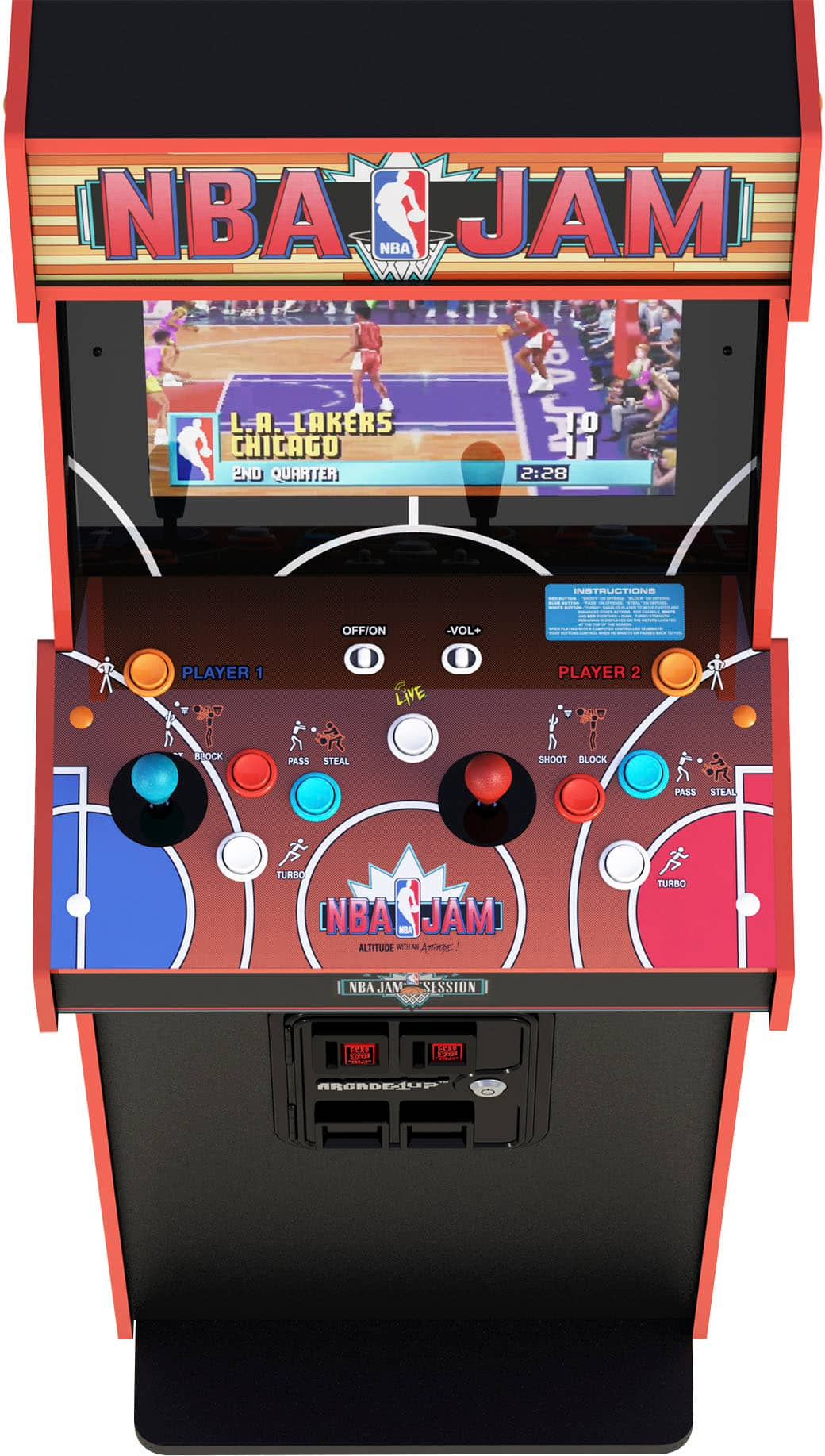 Questions And Answers Arcade1Up NBA Jam Deluxe 2 Player Control Panel