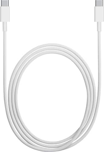Apple - USB-C Charge Cable (2m) - White - Larger Front