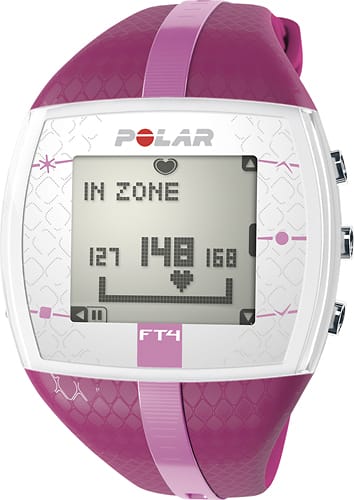 Polar - FT4 Women's Heart Rate Monitor - Purple/Pink - Left