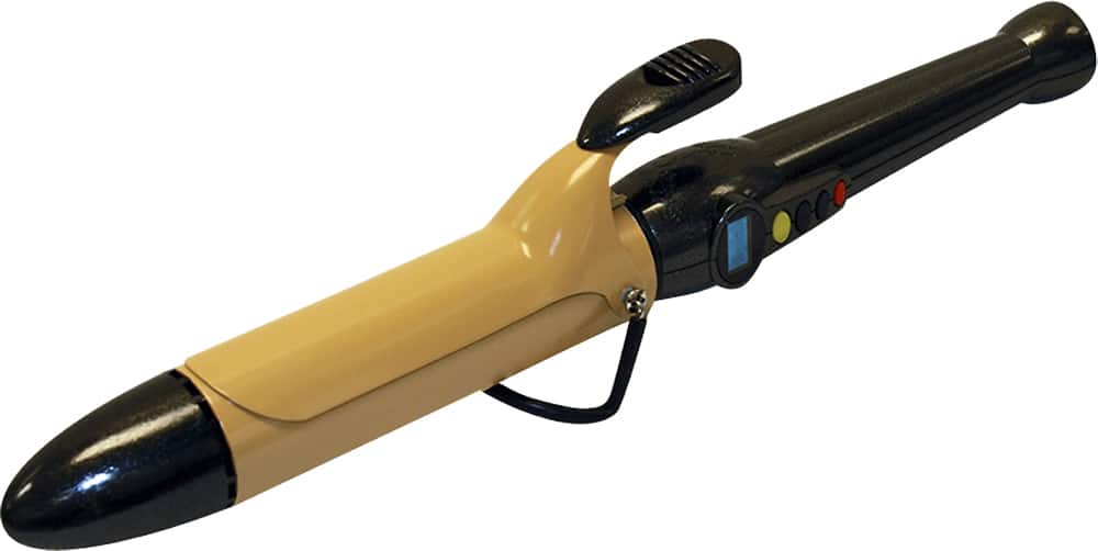 CHI - Air Texture Tourmaline Ceramic 1-1/2" Curling Iron - Onyx Black - Angle Zoom