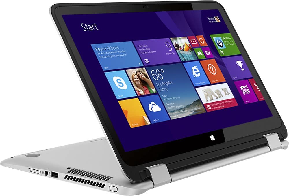 HP - ENVY x360 2-in-1 15.6" Touch-Screen Laptop - Intel Core i7 - 8GB Memory - 1TB Hard Drive - Natural Silver - Front Zoom