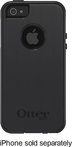 OtterBox - Commuter Series Case for Apple® iPhone® 5 - Black - Larger Front