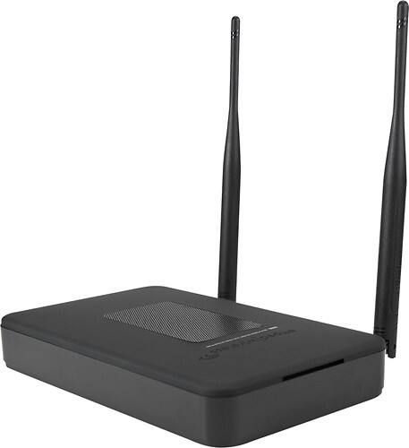 Amped Wireless - High-Power Wireless-N 600 mW Gigabit Dual-Band Access Point - Angle