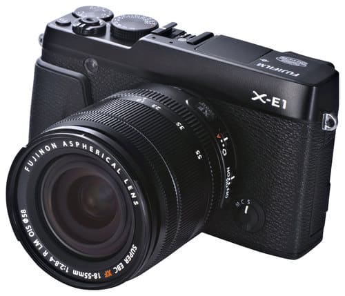 Fujifilm X-E1 16.3MP Compact System Digital Camera with 18-55mm Lens - Black