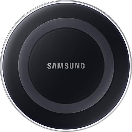 Samsung - SMS Wireless Charger for Select Samsung Devices - Black - Larger Front