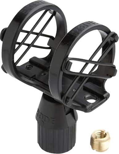 RODE - Boom Pole/Microphone Stand Shock Mount - Black - Larger Front