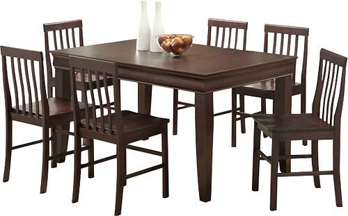 Walker Edison - 7-Piece Dining Furniture Set - Angle