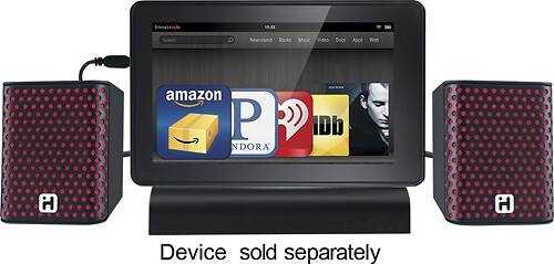 SDI Technologies - Portable Speaker for Kindle Fire - Larger Front