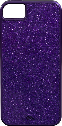 Case-Mate - Glam Case for Apple® iPhone® 5 - Purple - Larger Front
