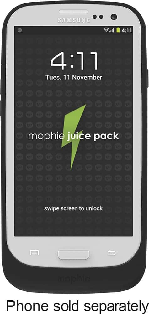 Mophie Juice Pack 2300mAh Battery Phone Case for Samsung Galaxy S3